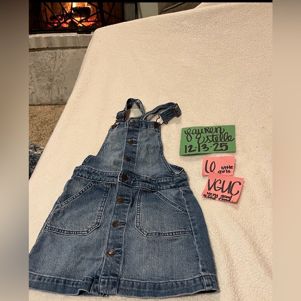 Cat & Jack Blue Denim Kids Overalls